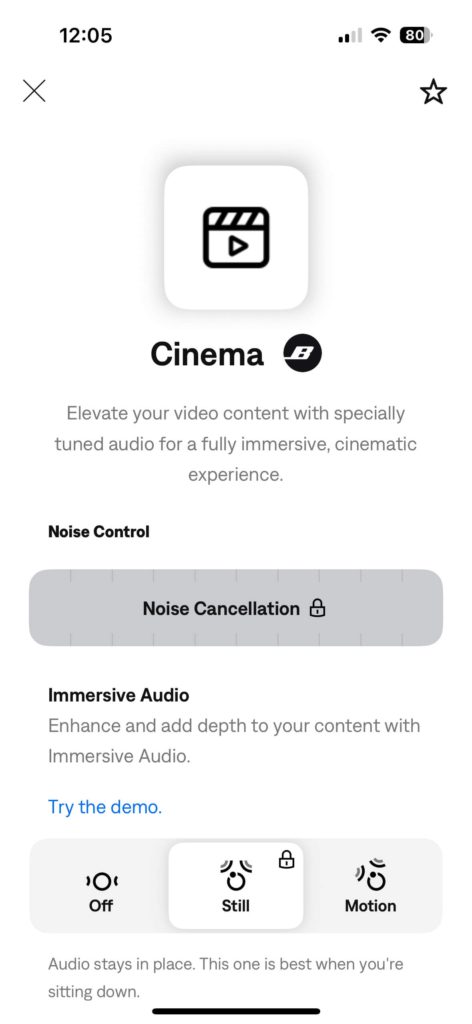 Bose QuietComfort Ultra Headphones 2 Gen App Screenshot