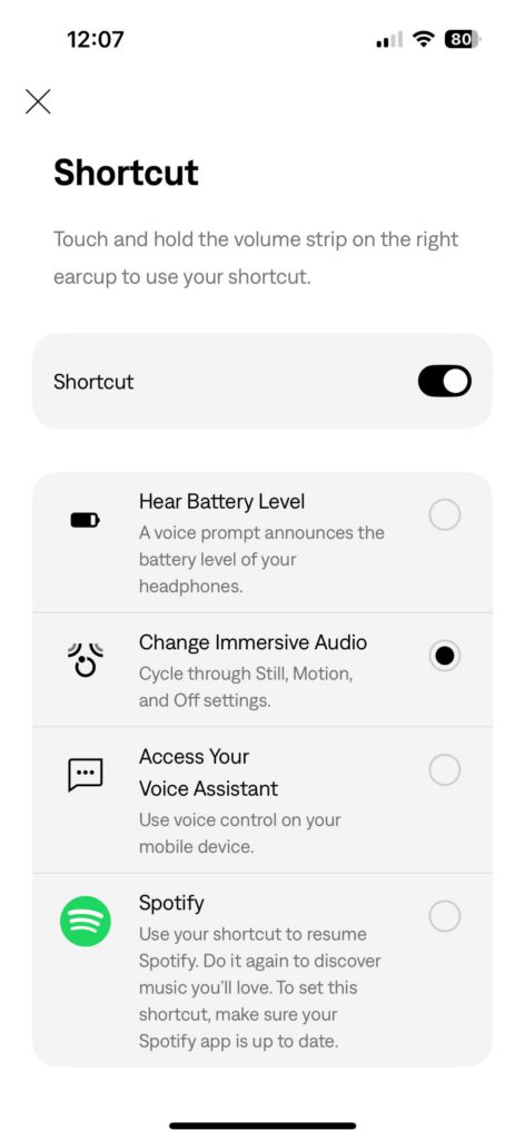 Bose QuietComfort Ultra Headphones 2 Gen App Screenshot