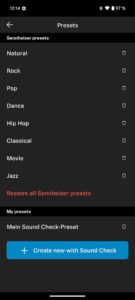 Sennheiser Momentum Sport Smart Control App 6