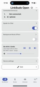 Sony LinkBudsOpen App 03