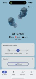Sony WF-C710N App 01