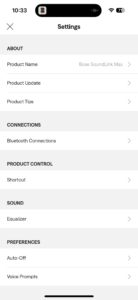 Bose SoundLink Max App